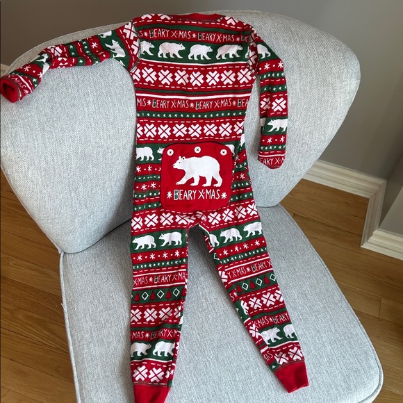 Little Blue House Kids Christmas Polar Bear One-Piece Pajamas (Size 2T) - Picture 2 of 2